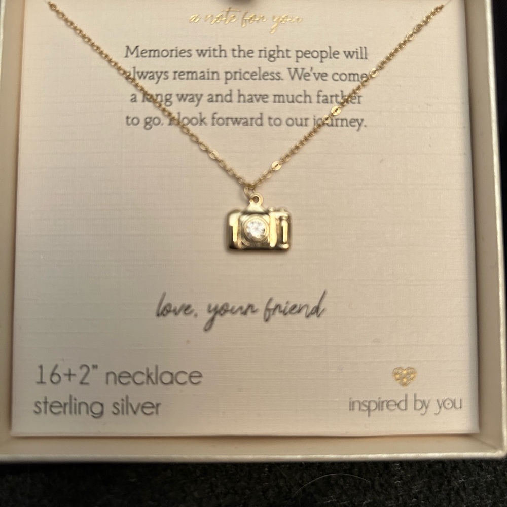 Camera Pendant Necklace